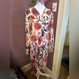 Fabulous midi dress, wonderful multi colors!